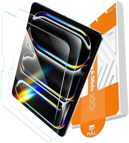 EZ GLAZ 2 Pack for iPad A16 2025 11th  11 Inch  / 10th Gen 2022  10 9 Inch  Screen Protector  Military Grade Shatterproof  9H  Tempered Glass with Installation Box  Anti Scratch  Apple Pencil Compatible  HD Clarity  Bubble Free