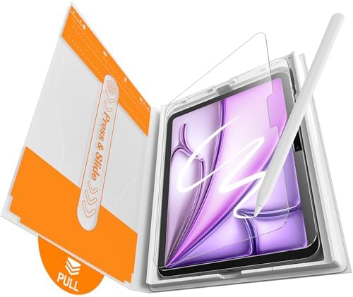 EZ GLAZ 2 Pack for iPad A16 2025 11th  11 Inch  / 10th Gen 2022  10 9 Inch  Screen Protector  Military Grade Shatterproof  9H  Tempered Glass with Installation Box  Anti Scratch  Apple Pencil Compatible  HD Clarity  Bubble Free