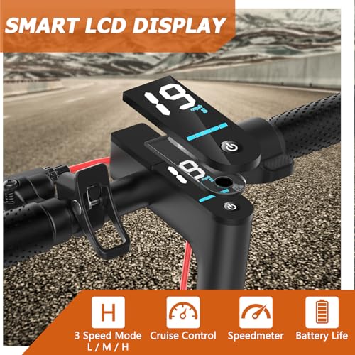 E Scooter for Adults 19 22 MPH 350/500W Motor 281/441Wh Battery 8 5/10 Tires Motorized Scooter Up to 22 Miles Range  Foldable Scooter with Double Shock Absorption/Bearing 265 LBS/APP Control