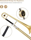 Eastar ETB 330 Bb Tenor Slide Trombone B Flat Brass Plated With Mouthpiece Case