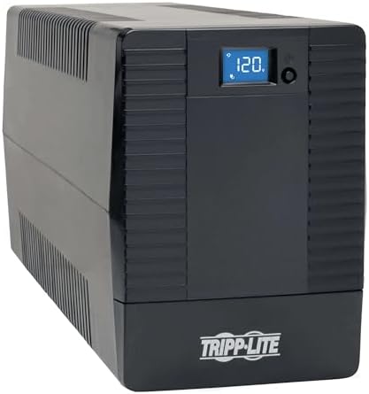 Eaton Tripp Lite Series OMNI1500LCDT 1500VA UPS Battery Backup Computer Uninterruptible Power Supply Units & Surge Protector  810W  10 Outlets  AVR  LCD Screen  3 Year Warranty &  250 000 Insurance