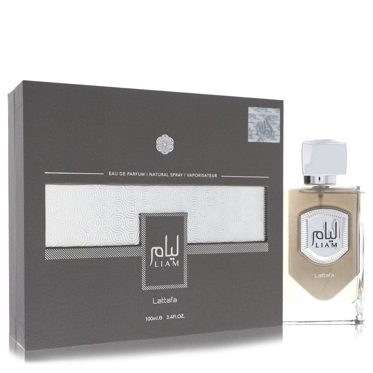 Eau De Parfum Spray  Unisex  3 4 oz Lattafa Lattafa Liam Grey by Lattafa Men