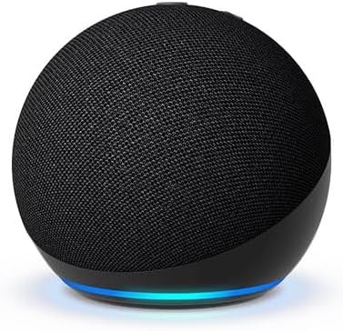 Echo Dot Bundle  Includes Echo Dot  5th Gen  newest model    Charcoal and Limited Edition Disney Jack Skellington Shell