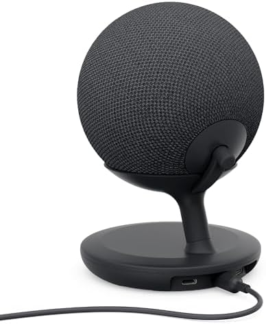 Echo Dot Max Bundle  Includes Amazon Echo Dot Max  newest model    Graphite and Stand with USB C charging ports   Graphite