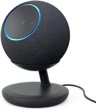 Echo Dot Max Bundle  Includes Amazon Echo Dot Max  newest model    Graphite and Stand with USB C charging ports   Graphite