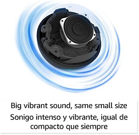 Amazon Echo Dot: parlante Alexa con sonido vibrante, ideal para dormitorios, comedores y oficinas (carbón)