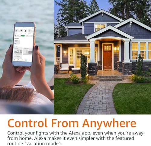 Echo Dot with Amazon Basics Smart Color Bulb