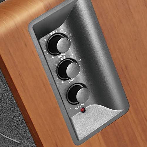 Edifier Powered Bookshelf Speakers R1280T with WiiM Mini AirPlay2 Wireless Wi Fi Audio Streamer  Stream Hi Res Audio from Spotify  Amazon Music and More