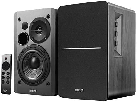 Edifier R1280DBs Active Bluetooth Bookshelf Speakers   Optical Input   2 0 Wireless Studio Monitor Speaker   42W RMS with Subwoofer Line Out   Black
