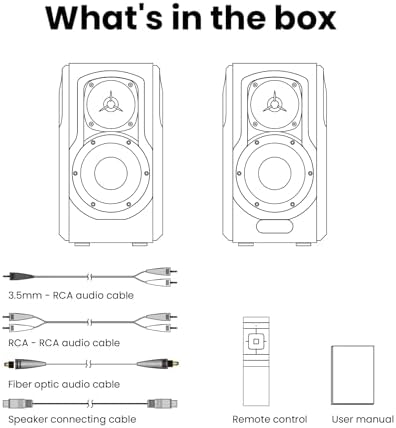 Edifier S2000MKIII Coaxial  Bluetooth  Optical and RCA Bookshelf 2 Speakers  Near Field Active Tri Amped 130w Studio Monitor for Audiophiles with Wireless  Line in and Fiber Optic Input Walnut