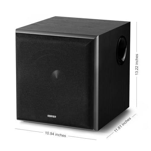 Edifier T5 Powered Subwoofer   70w RMS Active Woofer with 8 inch Driver and Low Pass Filter