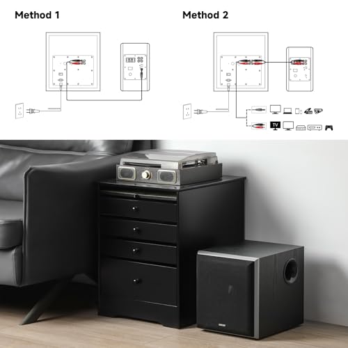 Edifier T5 Powered Subwoofer   70w RMS Active Woofer with 8 inch Driver and Low Pass Filter