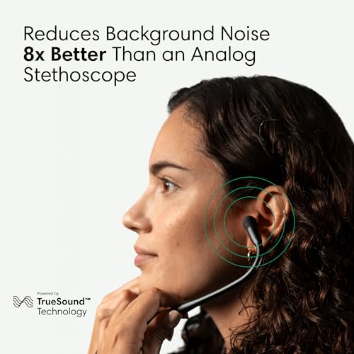 Eko CORE 500  Digital Stethoscope   40x Amplification  Active Noise Cancellation  3 Lead ECG  FDA Cleared AI with Eko   Full Color Display  Reimbursement Eligible  Silver