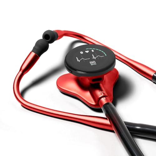 Eko CORE 500  Digital Stethoscope   40x Amplification  Active Noise Cancellation  3 Lead ECG  FDA Cleared AI with Eko   Full Color Display  Reimbursement Eligible  Silver