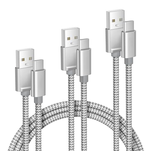 Elebase iPhone 17 16 Pro Max Charging Cable 1 5/3 3/6 6FT 3Pack USB to Type C Car Charger Cord USBC Power Cable for New Apple iPad 10 Mini 8 Air 7 Airpods 4 Samsung Galaxy S25 S24 Plus Ultra Z Flip