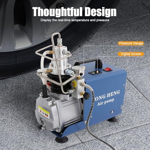 Electric 4500psi PCP Air Compressor Pump  30MPa Portable High Pressure Air Compressor Inflator PC P  Two Stage Compression PCP Air Pump