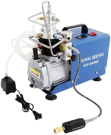 Electric 4500psi PCP Air Compressor Pump  30MPa Portable High Pressure Air Compressor Inflator PC P  Two Stage Compression PCP Air Pump