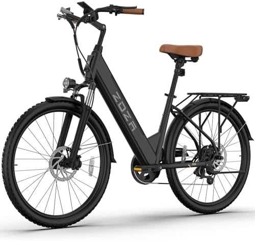 Electric Bike for Adults  1000W Peak Motor  60 Miles 22Mph Electric Bike  26 Commuter E Bikes with 48V Built in Removable Battery  Step Thru Ebike  Adjustable Stem  7 Speed & Front Suspension