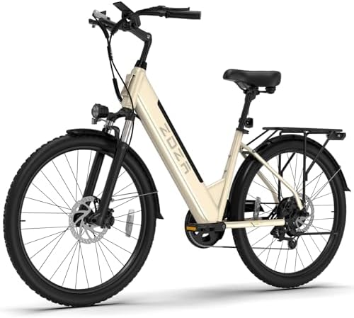 Electric Bike for Adults  1000W Peak Motor  60 Miles 22Mph Electric Bike  26 Commuter E Bikes with 48V Built in Removable Battery  Step Thru Ebike  Adjustable Stem  7 Speed & Front Suspension