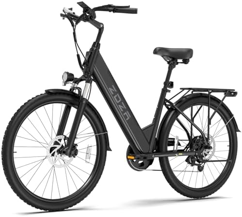 Electric Bike for Adults  1000W Peak Motor  60 Miles 22Mph Electric Bike  26 Commuter E Bikes with 48V Built in Removable Battery  Step Thru Ebike  Adjustable Stem  7 Speed & Front Suspension