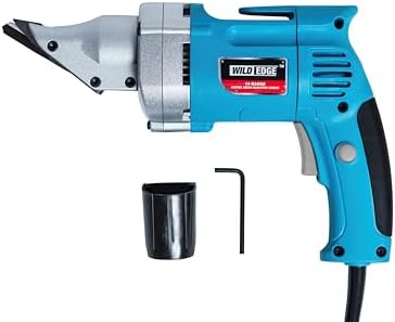 Electric Metal Shear  14 Gauge 5 0 Amp Variable Speed Swivel Head Heavy Duty Sheet Metal Cutter