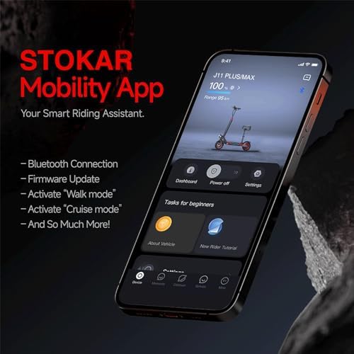 Electric Scooter Adults  34 MPH w/ 40 Mile Range  48V 18/21AH  1200W/1600W Peak Motor  11 Off Road Puncture Resistant Inflatable Tire  Folding E Scooter with Seat  Double Suspension & Braking Systems