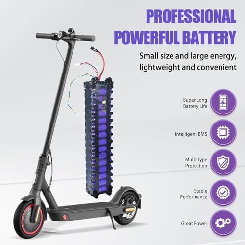 Electric Scooter Battery  36V 7800mah Quick Charging Lithium Battery Pack Suitable for 36V Electric Scooters  with Multiple adapters and Communication interfaces