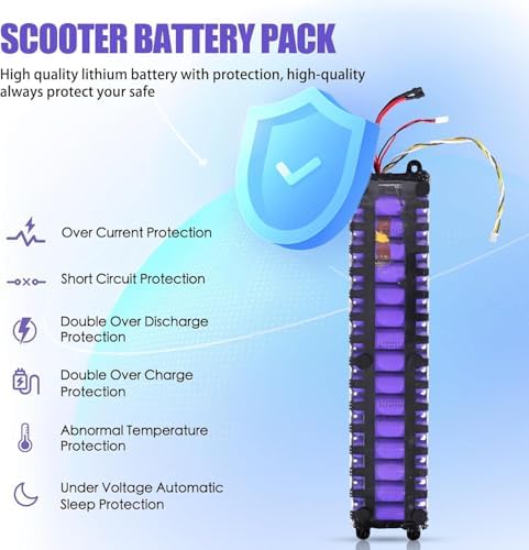 Electric Scooter Battery  36V 7800mah Quick Charging Lithium Battery Pack Suitable for 36V Electric Scooters  with Multiple adapters and Communication interfaces