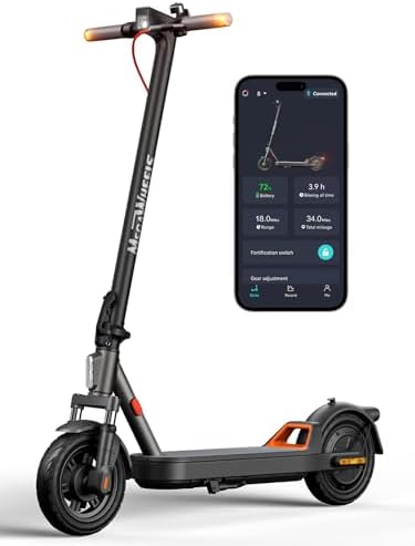 Electric Scooter  300W Scooter with Suspension 15 5MPH 11miles Range 7500mah Battery Comfortable Riding  Widened Deck