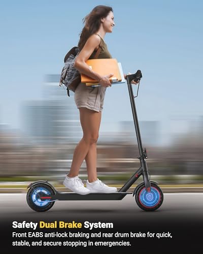 Electric Scooter for Adults  8 5/10 Tires  19/22Mph  350W/500W Motor  21 28 Miles Range  Folding E Scooter with Dual Suspension APP V1/SPRO/MAX/PRO 