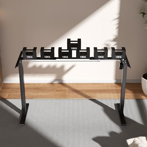 Electric Standing Desk Frame Adjustable Height  Stand up Home Office Desk Frame  36 to 51 Inches Sit Stand Desk Frame with Memory Preset  Black 