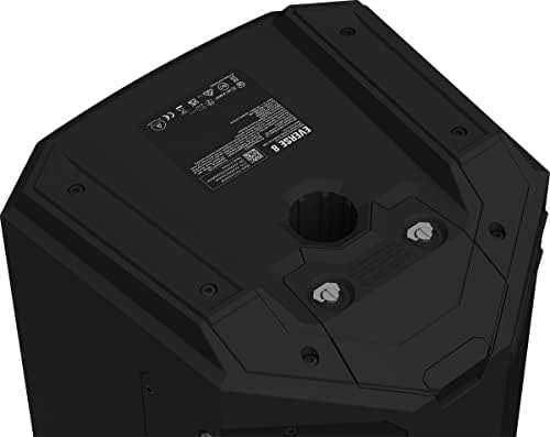 Electro-Voice EVERSE - Altavoz compacto de 8 pulgadas, ligero, con batería de 2 vías, con audio Bluetooth y control (negro)