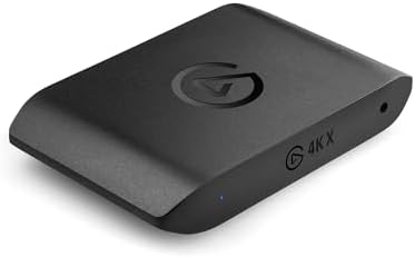 Elgato 4K X   Capture Up to 4K144 with Ultra Low Latency on PS5 Pro  Xbox Series X S  Nintendo Switch 2  OBS and More  HDMI 2 1  VRR  HDR10  USB 3 2 Gen 2  for Streaming & Recording  PC Mac iPad