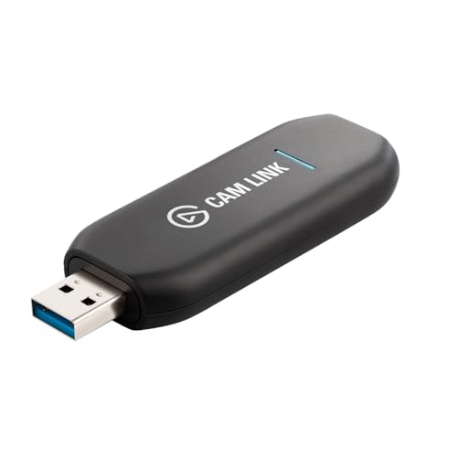 Elgato Cam Link 4K   External Capture Card for DSLR & Camcorder  ActionCam as Webcam  Meet/Stream/Record in 1080p60 or 4K30/4K60  Easy Connect for OBS/Zoom/Discord   HDMI to USB 3 0  PC/Mac/iPad