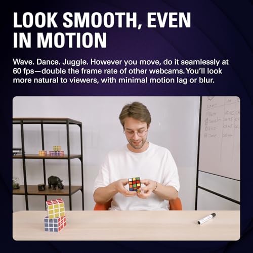 Elgato Facecam 4K   4K60 Studio Webcam  DSLR Like Control  Cinematic Effects  49mm Lens Filters  HDR  Uncompressed Video  Optimized Focus Area   USB C for PC & Mac