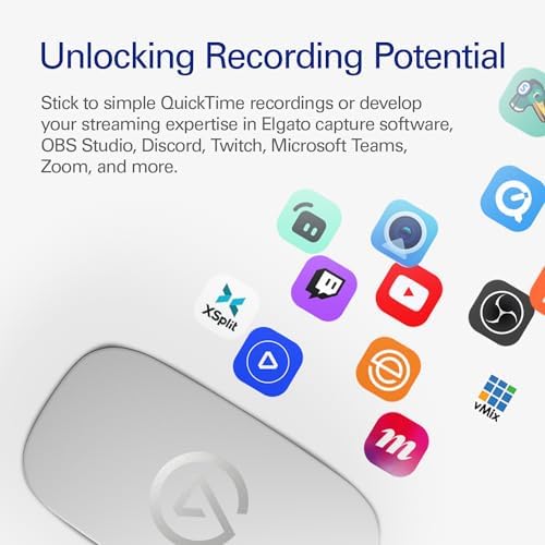 Elgato Game Capture Neo   USB Portable Capture Card 4K60 HDR Passthrough  1080p60 Video Recording   For PS5 Xbox Nintendo Switch 2   OBS  Quicktime and more   Plug & Play Works on Laptop PC Mac iPad