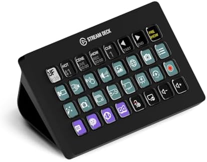 Elgato Stream Deck XL   Advanced Studio Controller  32 Macro Keys  Trigger Actions in apps and Software Like OBS  Twitch   YouTube and More  USB  Works with Mac and PC
