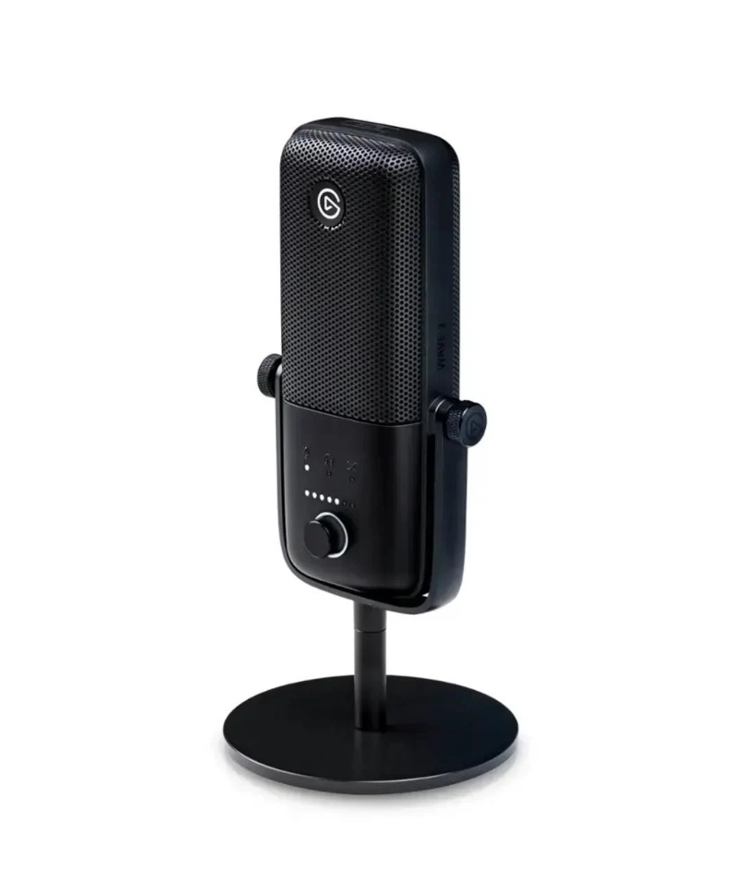Elgato Wave 3 Wired Cardioid Condenser USB Microphone   Black
