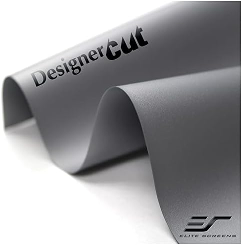 Elite Screens Designer Cut Series  135 inch 16 9  8K / 4K Ultra HD Ambient Light Rejecting DIY Raw Projector Screen Material  True ALR Capable Projection Screen  RM 135H CINEGREY3D