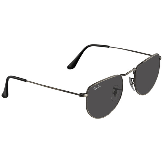 Elon Dark Grey Irregular Unisex Sunglasses