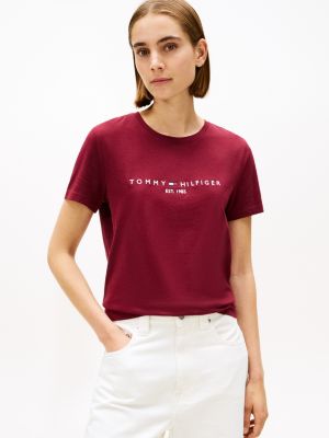 Embroidered Tommy Logo T Shirt