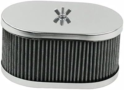 Empi 8714 Chrome Oval Air Cleaner IDF Weber/Empi HPMX 4 1/2 X 7 X 3 1/2