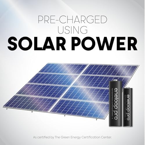Eneloop Panasonic BK 3HCCA8BA pro AA High Capacity Ni MH Pre Charged Rechargeable Batteries  8 Battery Pack