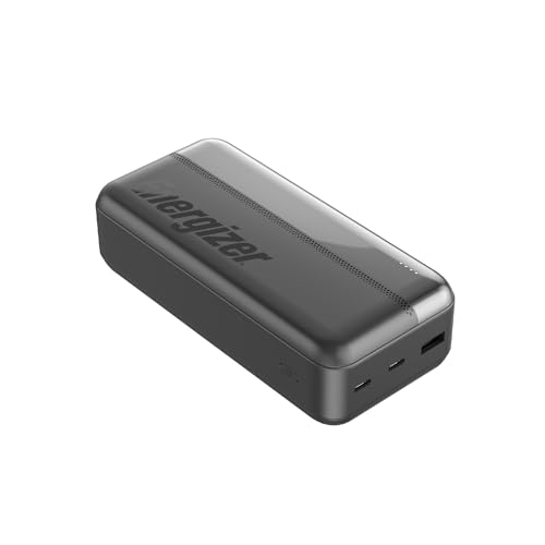 Energizer Portable Charger 30000mAh Power Bank with USB C in and Out Compact External Battery Pack for iPhone 16/15/14/13  Samsung Galaxy S24/S23  Pixel  iPad  Cell Phone and Tablets UE30050C