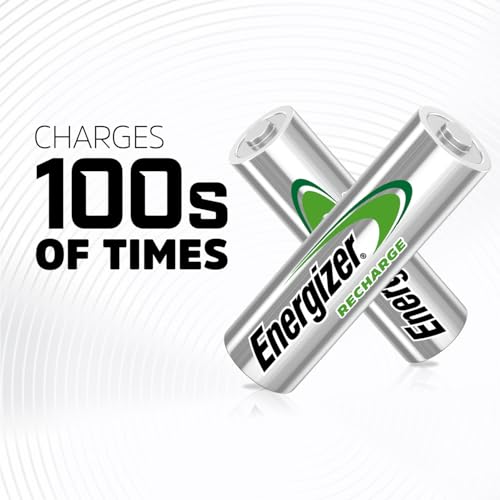 Energizer Recharge Universal Rechargeable AA Batteries  8 Pack   Double A Rechargeable Batteries