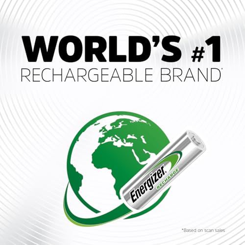 Energizer Recharge Universal Rechargeable AA Batteries  8 Pack   Double A Rechargeable Batteries