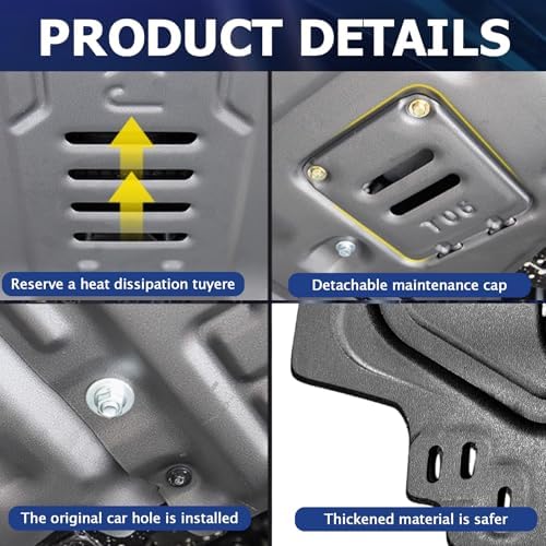 Engine Splash Shield Fit for Kia Sportage 2017 2022 Front Wheel Drive Engine Case Guards Suitable for Sportage Under Engine Cover Mud Flaps Directly Replace Original Not Fit All Wheel Drive