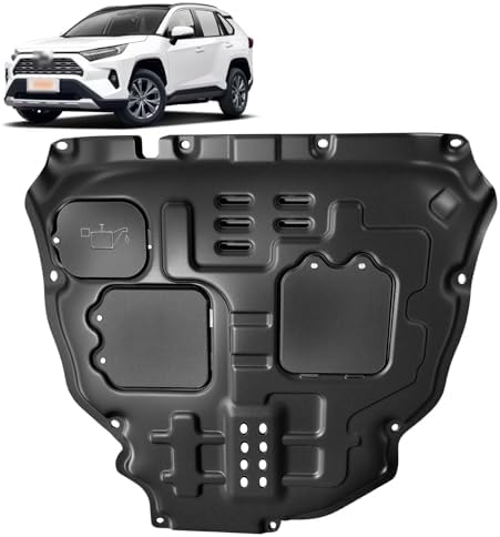 Engine Splash Shield Fit for Kia Sportage 2017 2022 Front Wheel Drive Engine Case Guards Suitable for Sportage Under Engine Cover Mud Flaps Directly Replace Original Not Fit All Wheel Drive