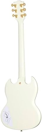 Epiphone Inspired by Gibson Custom 1963 Les Paul SG Maestro  Classic White with Hard Case