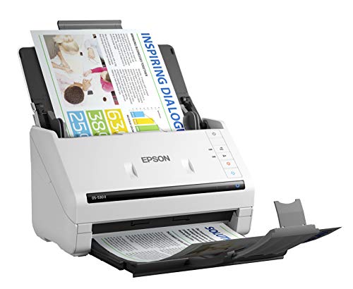 Epson DS 530 II Color Duplex Document Scanner for PC and Mac with Sheet fed  Auto Document Feeder  ADF 